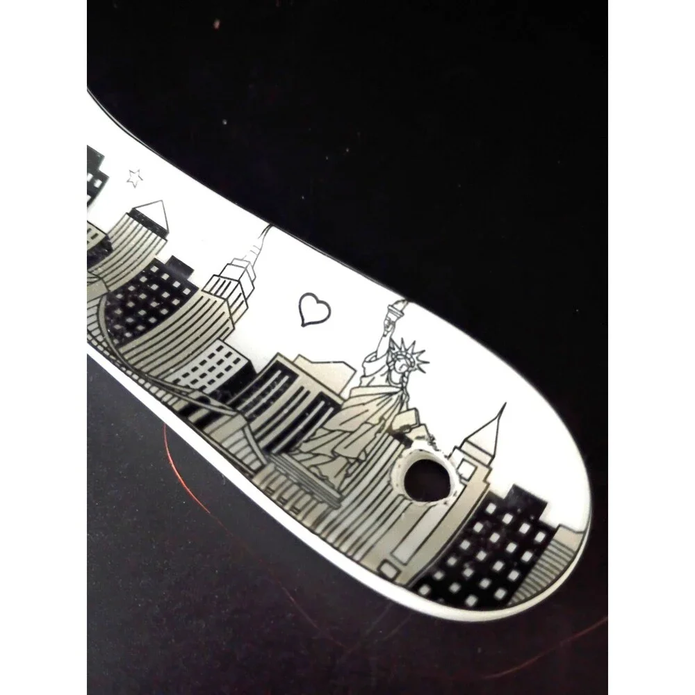 Spoon Rest New York Skyline Statue of Liberty Black White Ceramic Free Shipping